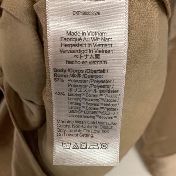 Madewell Shimmering Gold Button-Down Shirt - Picture 6 of 6